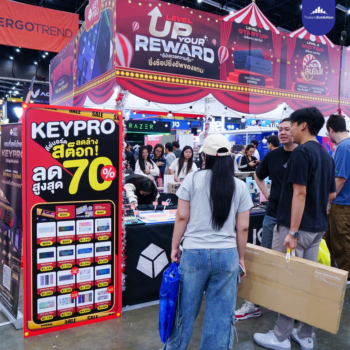 ThailandExhibit's tweet image. Commart Unbox 2025 จะจัดขึ้นระหว่างวันที่ 27–30 พฤศจิกายน 2568 ณ ไบเทค บางนา กรุงเทพฯ งานมหกรรมสินค้าไอทีส่งท้ายปีที่ทุกคนรอคอย ภายใต้แนวคิด “Unbox” ที่ไม่ใช่เพียงการเคลียร์สต็อก แต่เป็นการเปิดกล่องเทคโนโลยีใหม่ล่าสุดให้ผู้บริโภคได้สัมผัสก่อนใคร 

#Thailandexhibition #bitec #comm