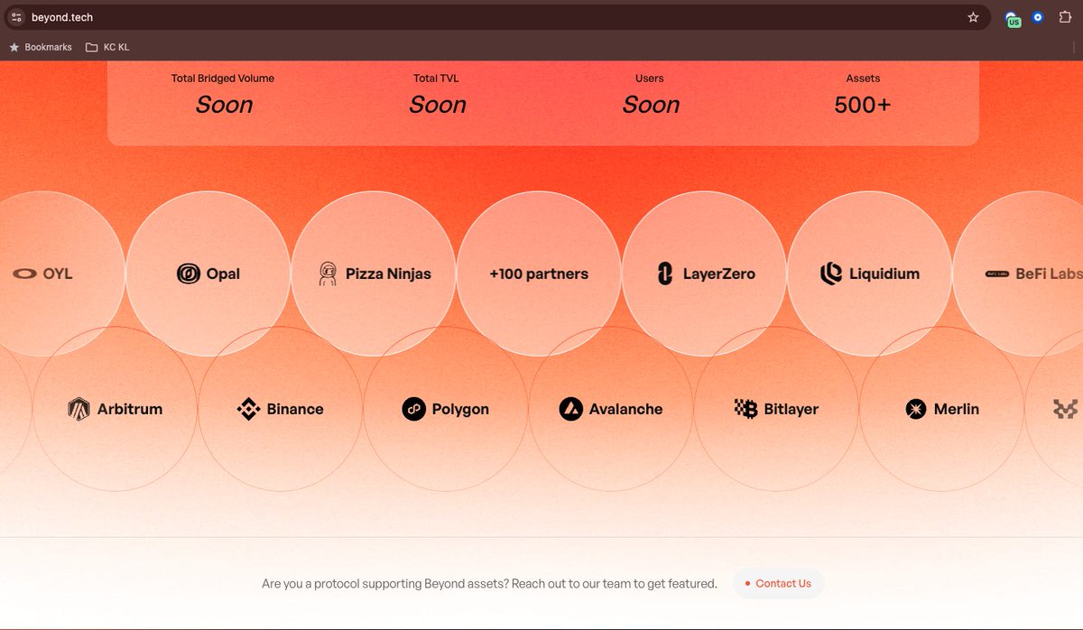 Thanks to <a href="/beyond__tech/">Beyond | Connecting Bitcoin</a> Bitcoin, Now Interoperable.

You can securely and easily bridge any token to, from, and within Bitcoin—L1 and L2s—and unlock the full potential of your holdings.

It is powered by <a href="/LayerZero_Core/">LayerZero</a> and the best bit... It plans to support 120 chain including