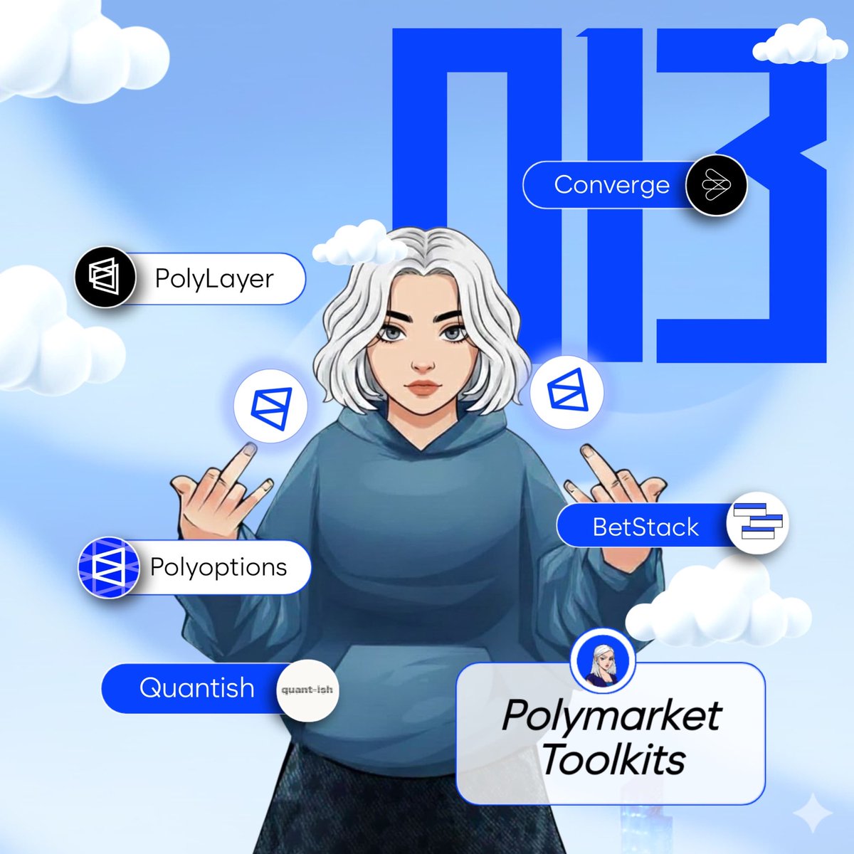symply_nicole's tweet image. 𝐏𝐎𝐋𝐘𝐌𝐀𝐑𝐊𝐄𝐓 𝐓𝐎𝐎𝐋𝐊𝐈𝐓 𝐃𝐚𝐲 13

I explored every project with the @PolymarketBuild Badge, and I discovered so many interesting and unique projects currently building on @Polymarket 💙

Most of these apps make trading, tracking, and analyzing markets easier than…