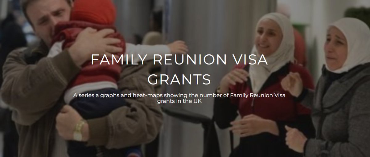 Updated  interactive graphs and heat-map showing the number of refugee family reunion visas granted in the UK now available at andyhewett.com/family-reunion  
<a href="/FamTogetherCo/">Families Together Coalition</a> #familiestogether #familyreunion