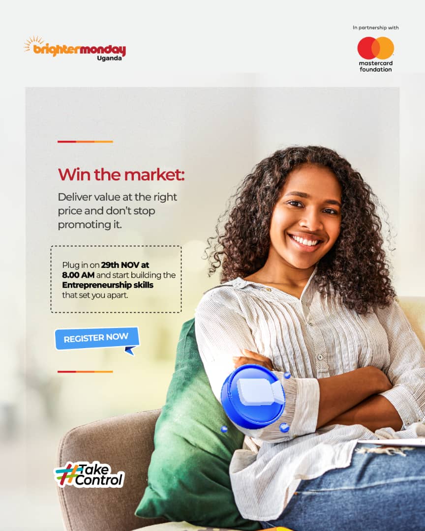 sanyukatv's tweet image. The market pays those who stay consistent. Learn how to deliver value, price correctly, and promote without stopping. Join us on Saturday at 8 AM.

Register here: brightermonday.co.ug/learning/cours…

#TakeControl #BrighterMondayUG #SanyukaUpdates