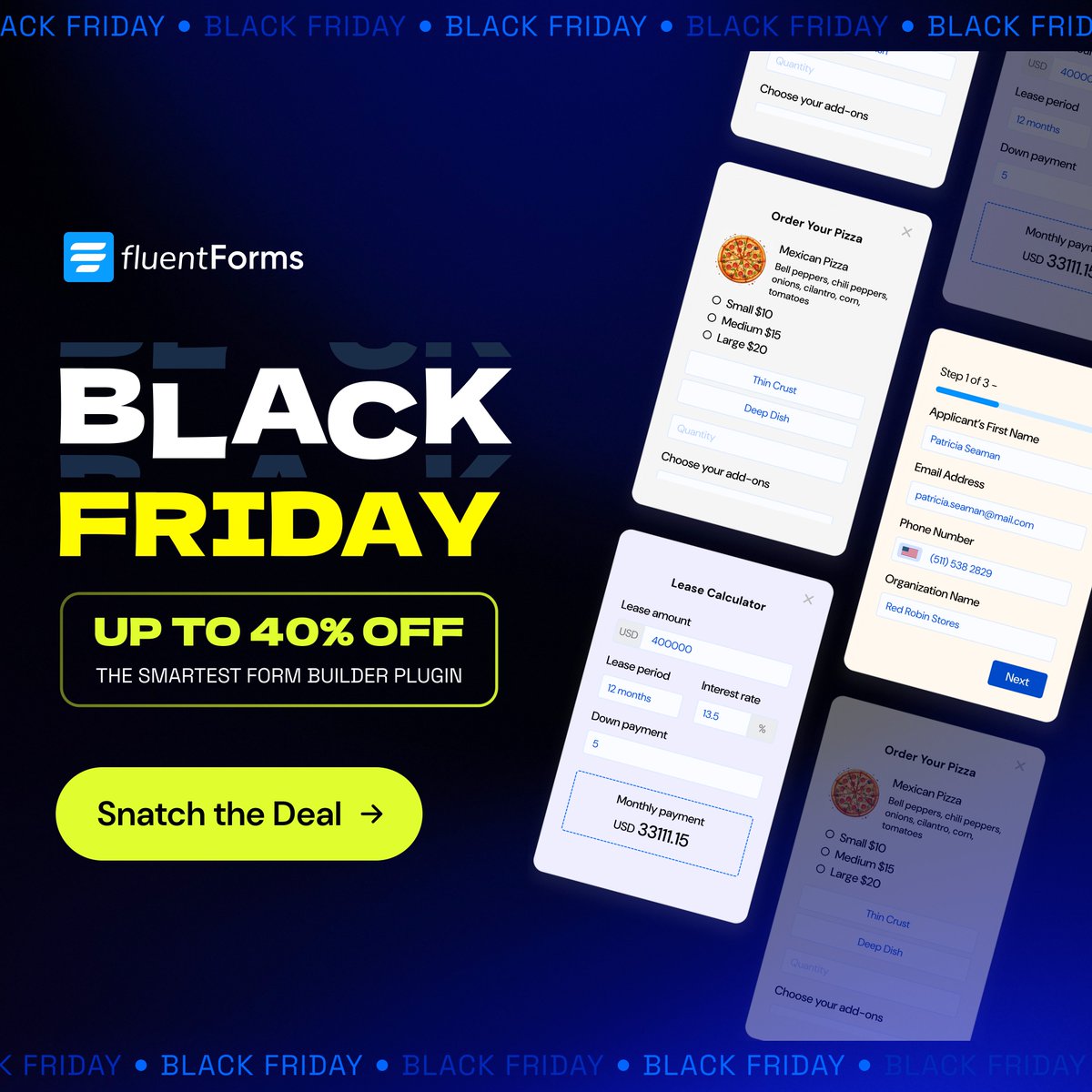 Fluent_Forms's tweet image. Make every submission count with the smartest form-builder. Get Fluent Forms Pro up to 40% off: fluentforms.com/discount-deal/