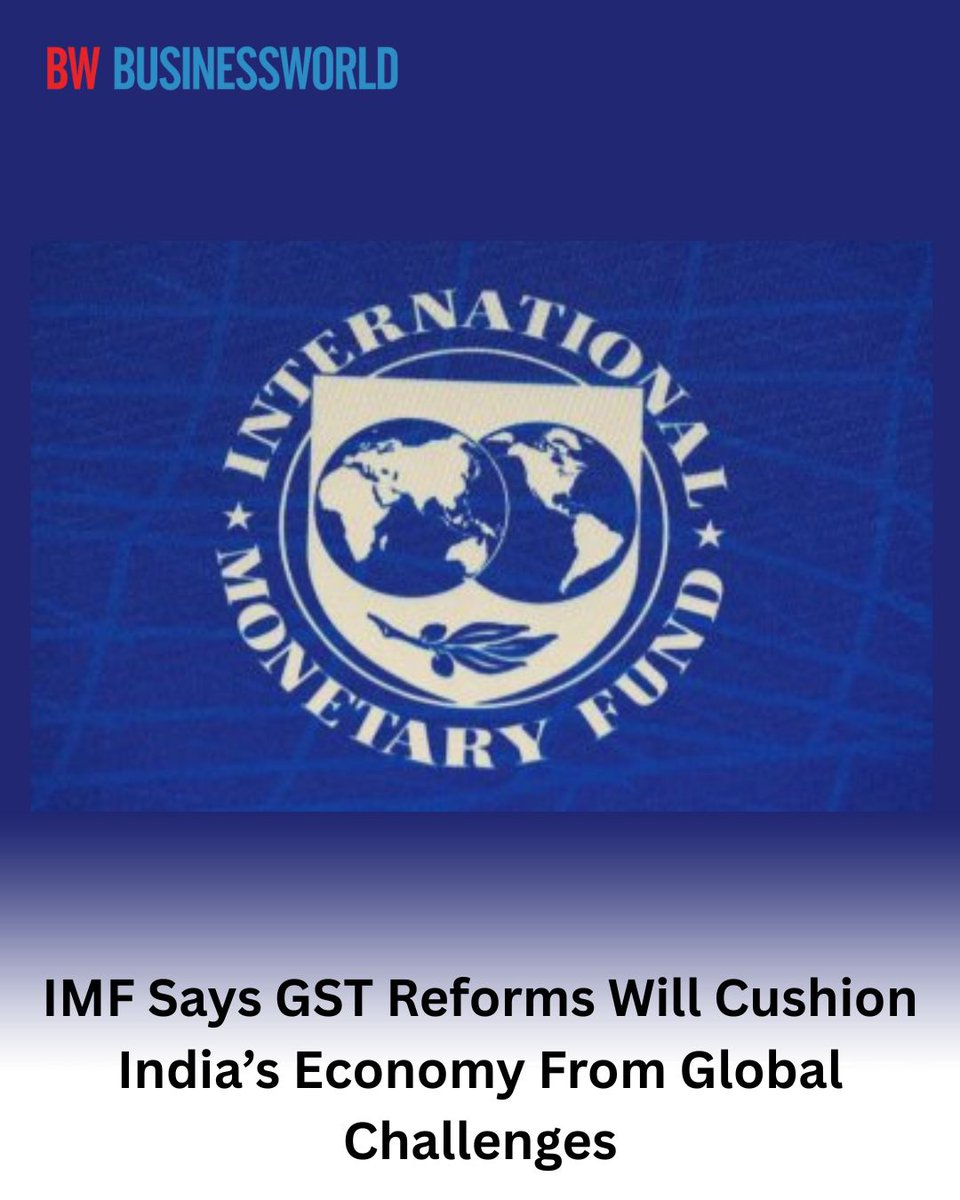 BWBusinessworld's tweet image. Ongoing policy changes and technological advancements strengthen India&apos;s long-term growth prospects

Read more: businessworld.in/article/imf-sa…

@IMFNews 

@anuragbatrayo | @NFWarsia | Tanvie Ahuja

#IMF #GlobalChallenges #GSTReforms #IndianEconomy