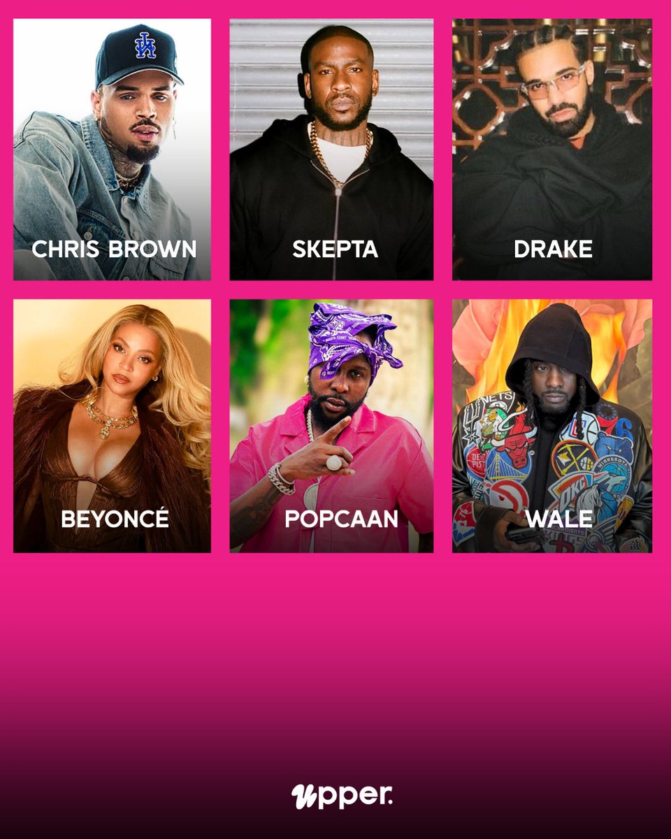 TheUpperEnt's tweet photo. These artists all played key roles in taking Afrobeats to the global stage. 🤝 https://t.co/MTpYr0sadR