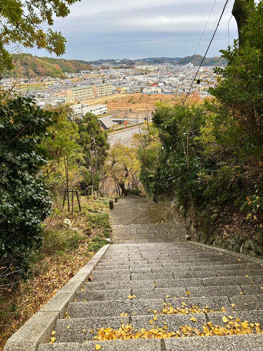 熊野神社参拝しました。
好間の町が一望できて良き