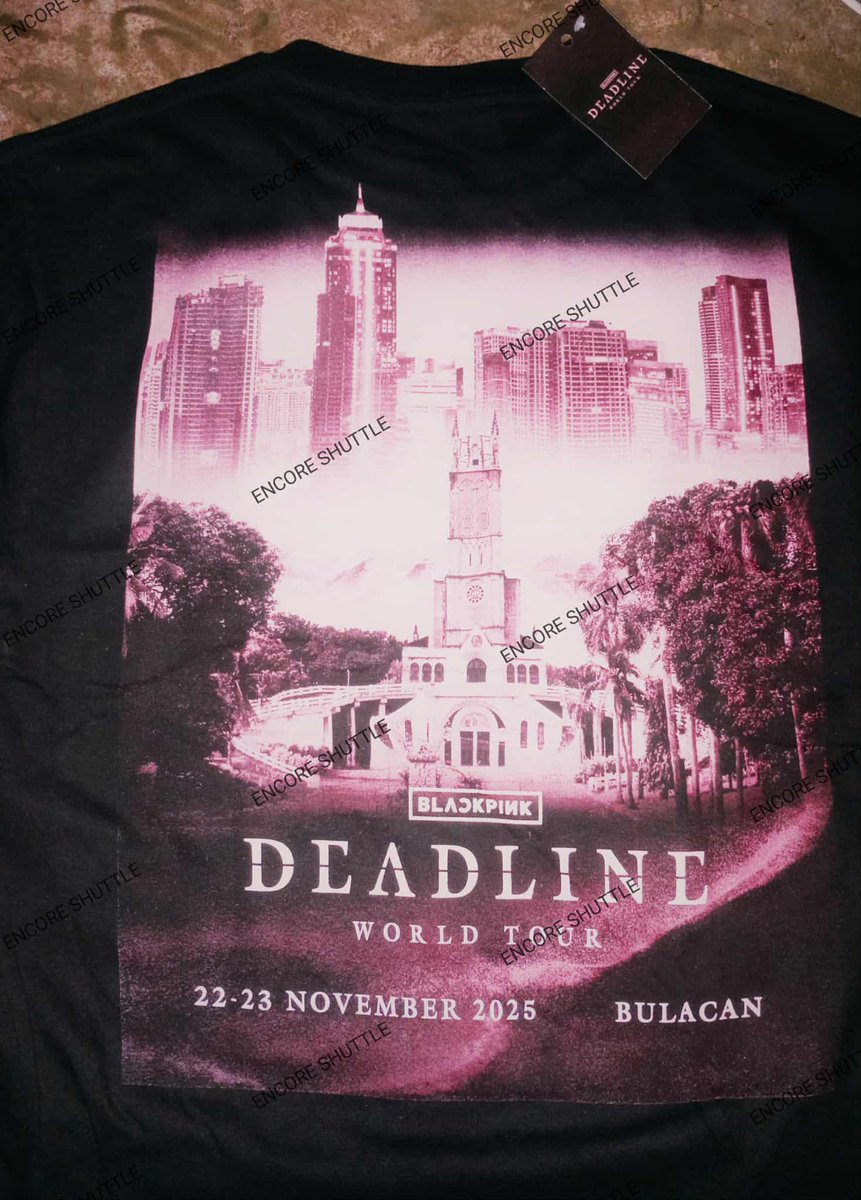 encorex_shuttle's tweet photo. WTS LFB 

BLACKPINK DEADLINE WORLDTOUR MERCH

*CITY EXCLUSIVE TEE - 3,200

CAN DO MEET UP TRANSACTION AT CUBAO QC

#DEADLINE_IN_BULACAN
#DEADLINE_IN_BULACANDay2
#BLACKPINK_DEADLINE 
#BLACKPINK_WORLDTOUR2025 https://t.co/TwyWuYqrrY