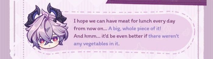 Meat ✅
Vegetable ❎
Durin &amp; Sethos: 🤝✨