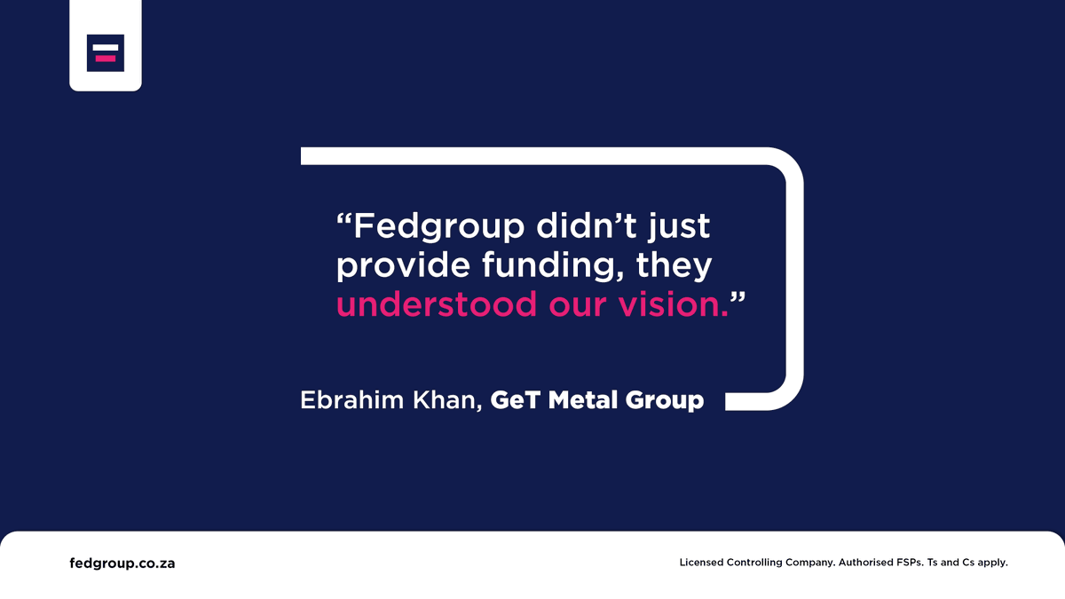 When traditional lenders slow you down, you need a partner that keeps pace with your ambition.
Fedgroup’s partnership with GeT Metal Group shows how bespoke, asset-backed private capital can unlock growth beyond conventional finance.

Explore how Fedgroup turns opportunity into
