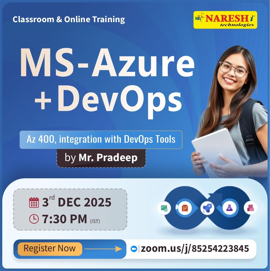 nareshitech's tweet image. 🌐 Kickstart Your Cloud &amp;amp; DevOps Career!

👉 Register Now: t.ly/MSAZDEV-3D
By. Mr. Pradeep
📅 Date: 3rd December 2025
⏰ Time: 7:30 PM (IST)

#AzureDevOps #AzureTraining #DevOpsCareer #DevOpsEngineer #Az400 #MicrosoftAzure