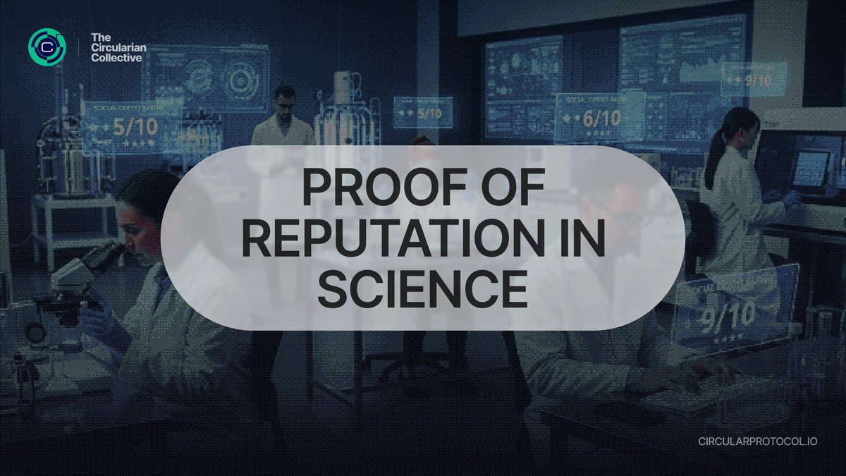 circularweb3's tweet image. Proof of Reputation in Science

Science has always relied on credibility.

Traditionally, that credibility comes from titles, institutions, and seniority.

In decentralized science, that model breaks immediately.

You can’t coordinate clinical research, AI pipelines, or global…