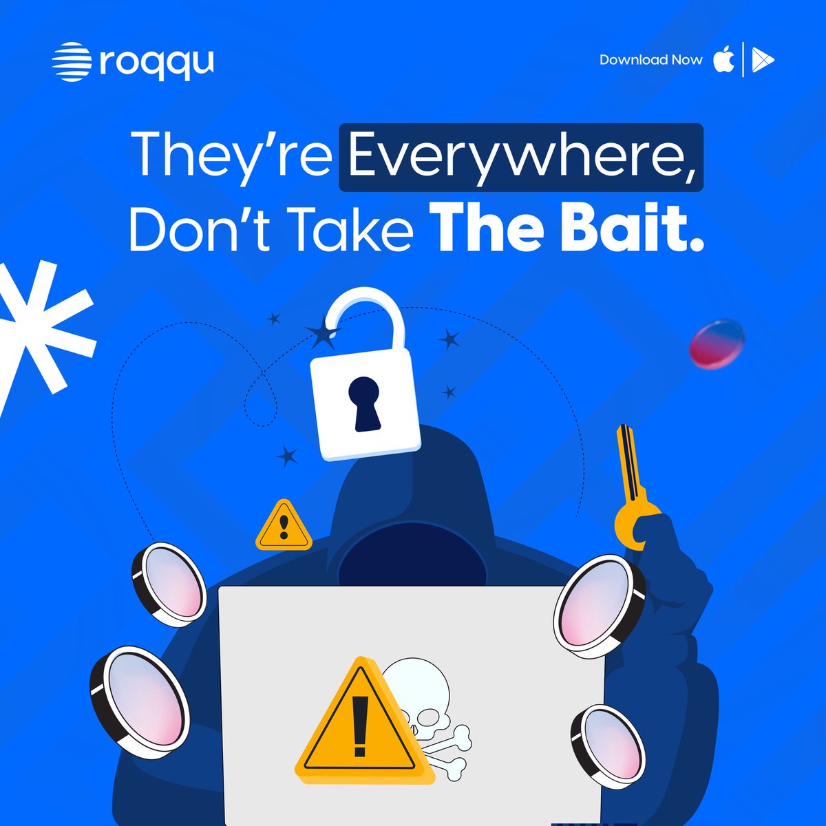 Your wallet security starts with your vigilance 🔍

Always double-check links, verify airdrop offers, and never share your private keys 🔒

Stay safe, stay Roqqu.

 #CryptoUnlocked #AntiFraud #Roqqu