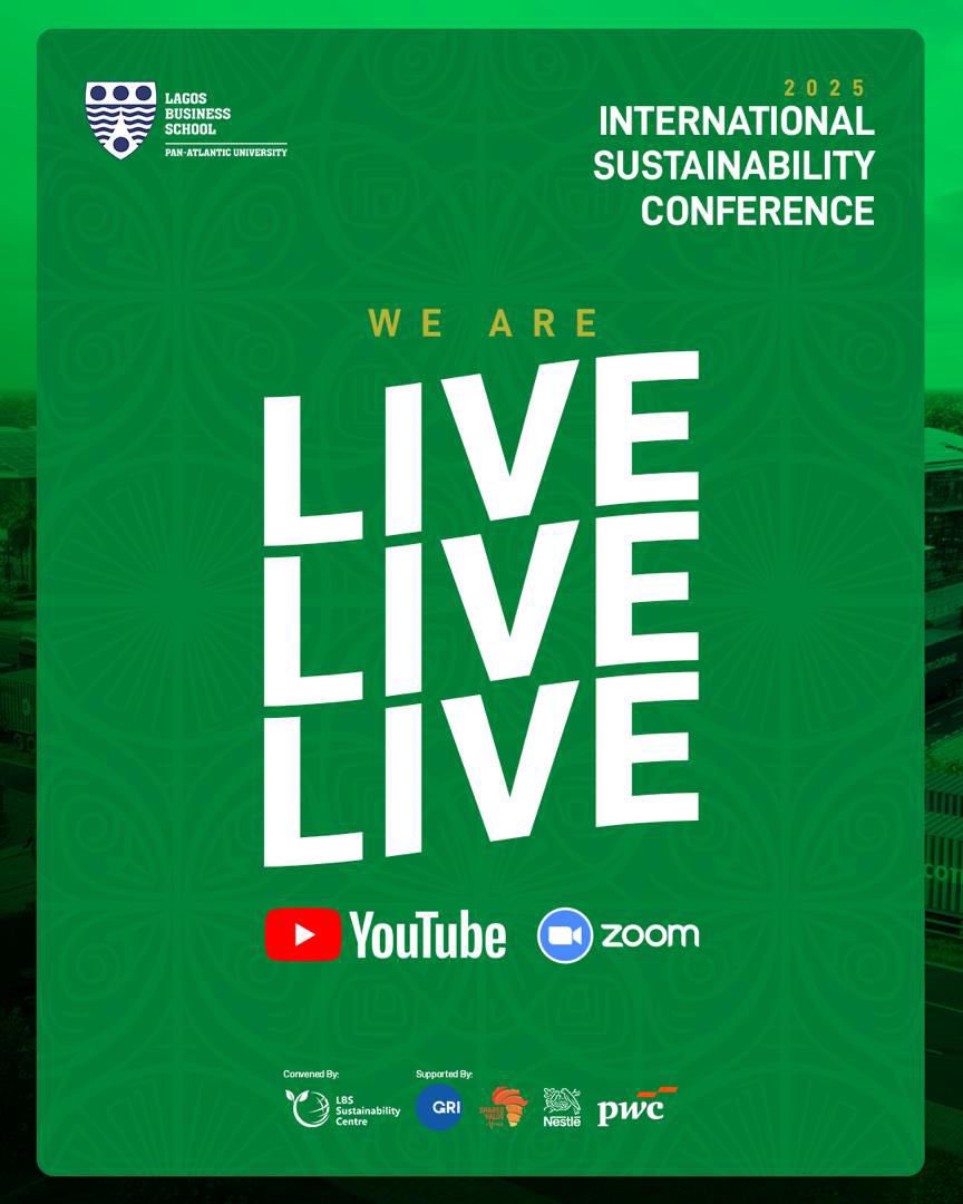 The LBS 2025 International Sustainability Conference (ISC) is Live!

Join now to follow the conversations.

Follow on YouTube @ youtube.com/live/cVTeN8KKX…

Join via zoom lbsng.zoom.us/webinar/regist…

#2025ISC
#SustainabilityLeadership 
#LBSSustainabilityCentre