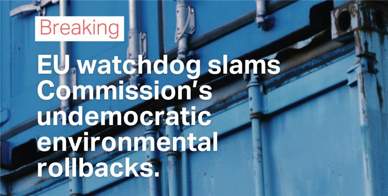 ChristianAidIrl's tweet photo. 🚨 Breaking: EU watchdog slams the @vonderleyen Commission's undemocratic rollback on environment &amp; human rights protections. The #omnibus proposal is slash-and-burn deregulation which must be opposed. Statement with @ECCJorg 👇 https://t.co/WIj5YFngpk https://t.co/LHwqgoMYr0
