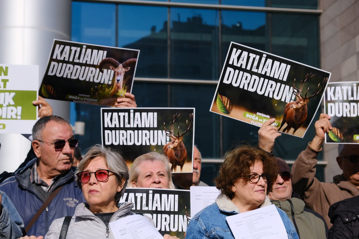 Eskişehir Doğa ve Yaşam Platformu bugün idare mahkemesi tarafından av ihalesinin iptaline yönelik verilen yürütmeyi durdurma kararına rağmen ilgili sahalarda katliamın devam etmesine ve çok sayıda hayvanın  öldürülmesine ilişkin sorumlular hakkında suç duyurusunda bulundu.