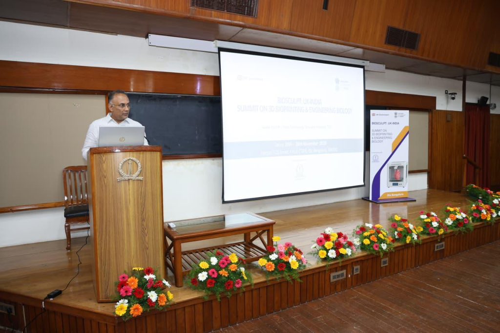 dineshgrao's tweet image. Honoured to inaugurate #BioSculpt2025 at IISc.
The partnership between IISc, the British High Commission, and the Henry Royce Institute (UK) sets a powerful new milestone in medical science.

This India–UK collaboration under Vision 2035 marks a significant leap in…
