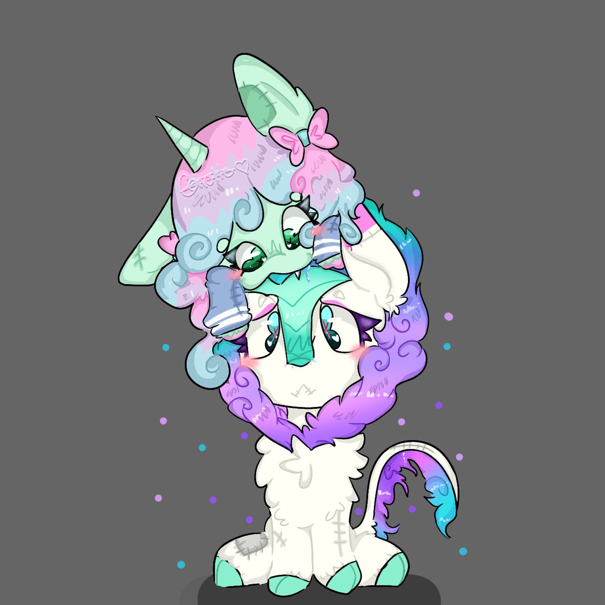 kittkatcait's tweet photo. Ych for @literally_horse and @IzzerIzzy ^^
#ych #mylittleponyart https://t.co/5LCI54WUA2