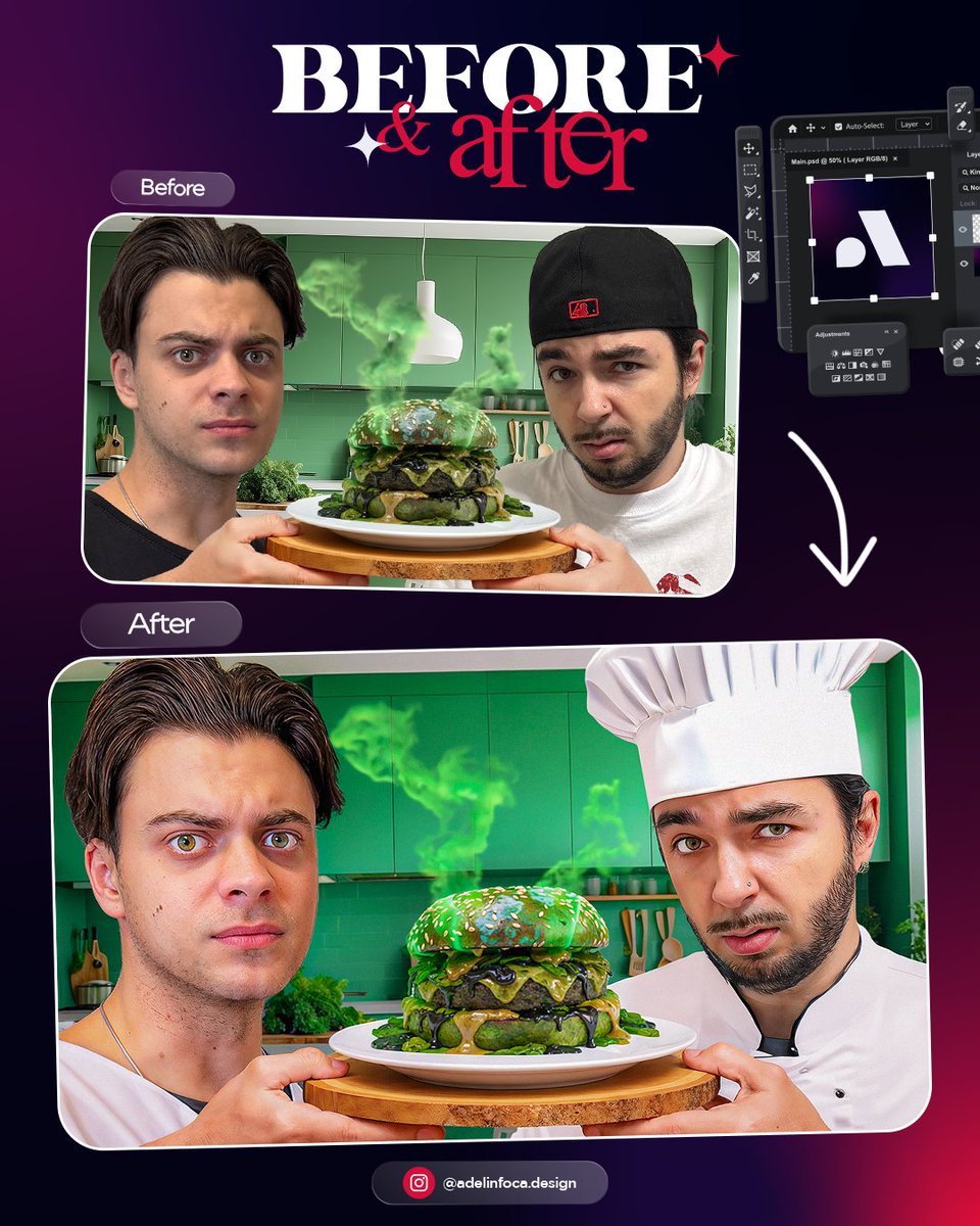 FocaAdelin's tweet photo. Recent Client Thumbnail 🪄

"I accepted Maria Karapa's challenge..."

Before 📷 Final Thumbnail https://t.co/ZHzbnnLFvF
