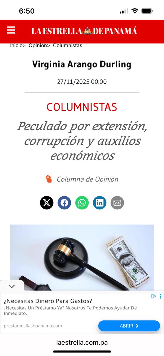 Virginia Arango durling