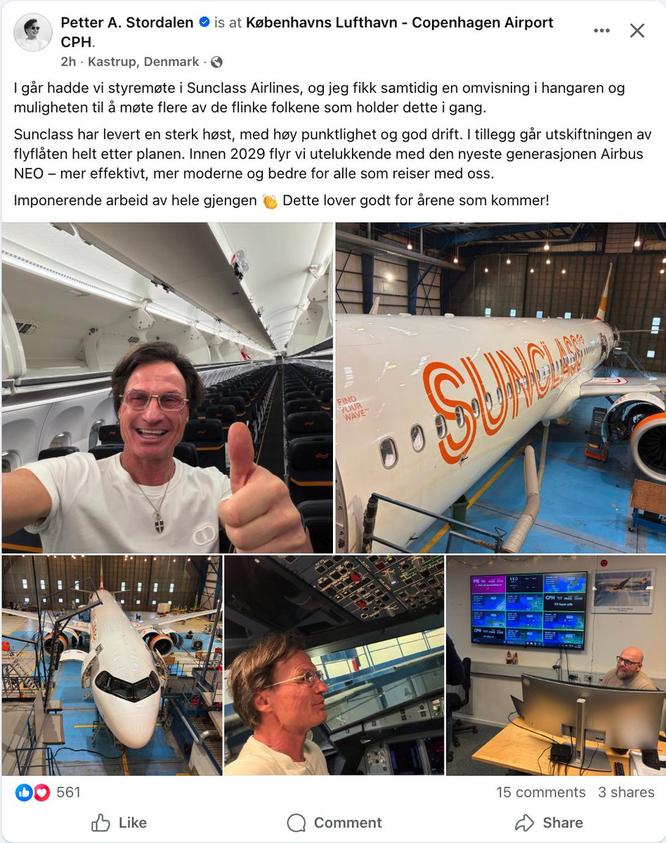 JanErik_TS's tweet photo. Flyselskap skal du ha, men å servere bacon til frokost pga klima, der går grensen. 😂 https://t.co/QXN11C87j6