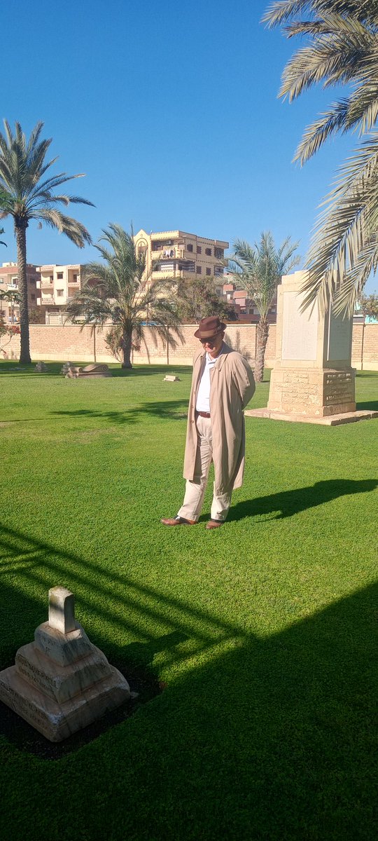 MatrawyWalid's tweet image. Today's visit by Mr. Simon from Ireland to the Tel El Kebir War Memorial Cemetery @CWGC @AAPAComms @SiJFletch @Ahmed_AAalSayed
