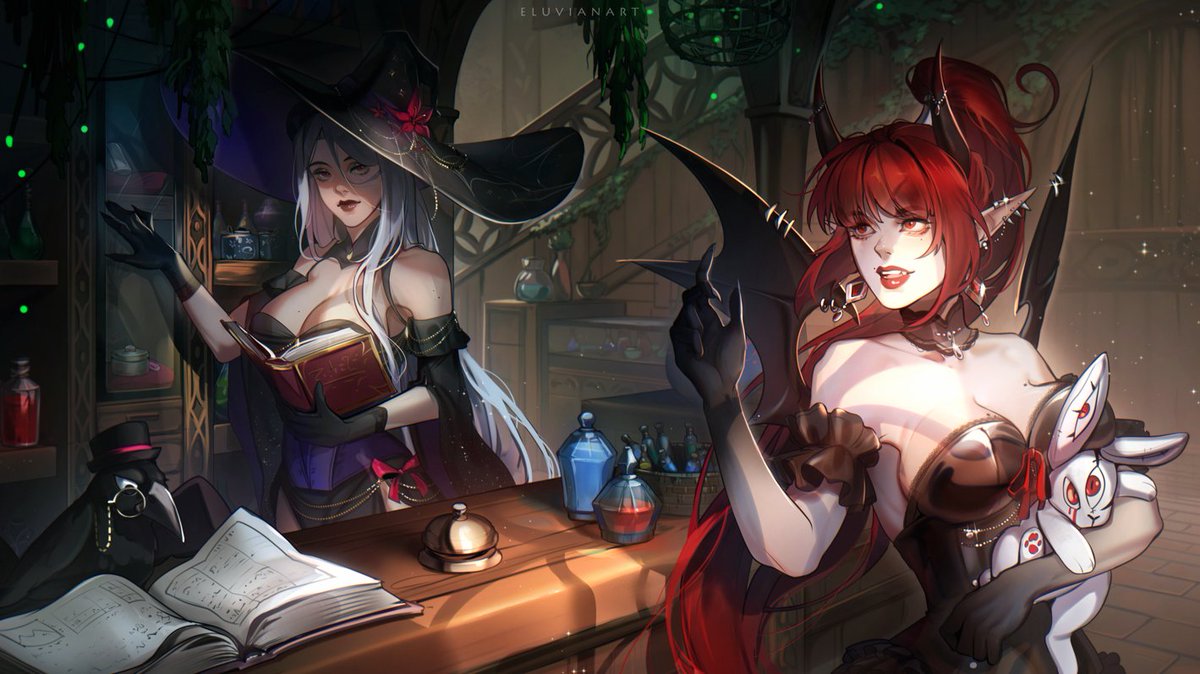 Sidra and Vesper 
random commission