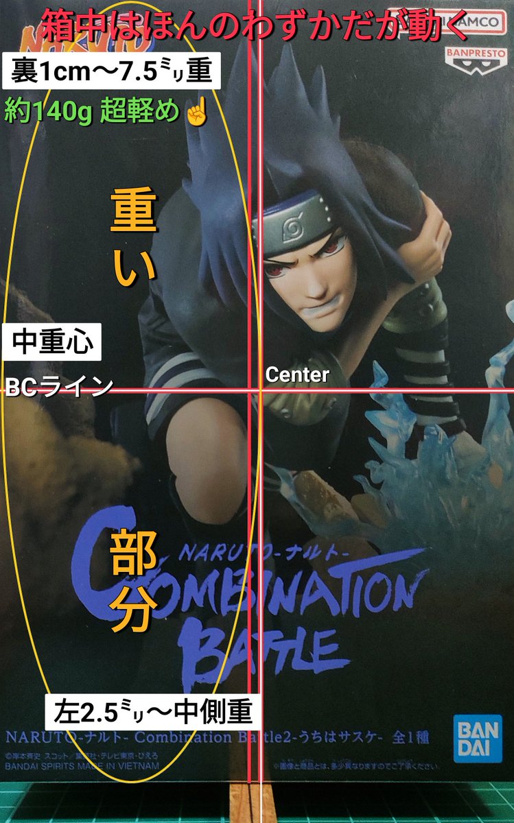 重心情報 NARUTO-ナルト Combination Battle2 うちはサスケ ⚠️入れ方
