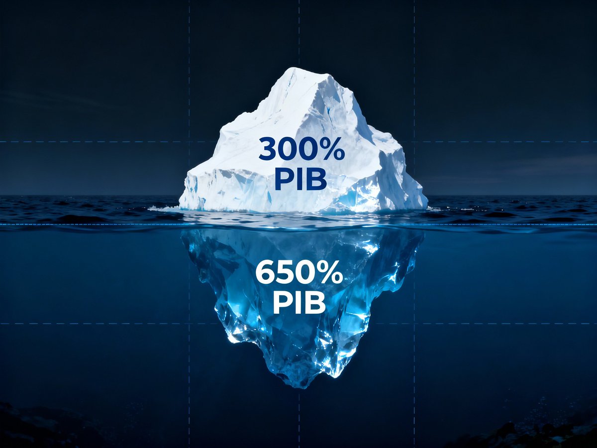 dlacalle_IA's tweet image. Forget about the current debt crisis (300% of GDP). That is just the tip of the iceberg.

The real problem comes from the unfunded, committed liabilities that will burden global economies (650% of GDP), meaning more debt, persistent inflation, and higher taxes unless supply-side…