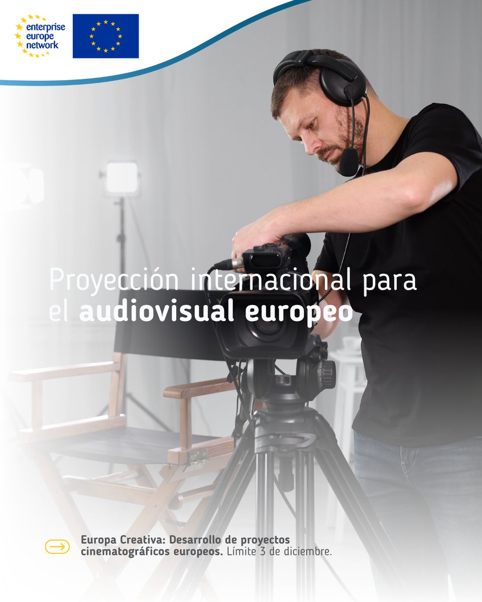 EEN_Canarias's tweet image. 🎞️ ¡Ey, productoras independientes europeas!

👉 Nueva convocatoria de Europa Creativa con financiación para desarrollar proyectos cinematográficos para cine, televisión o plataformas en línea.

🔗 een-canarias.org/agenda/europa-…

#EENCanHelp