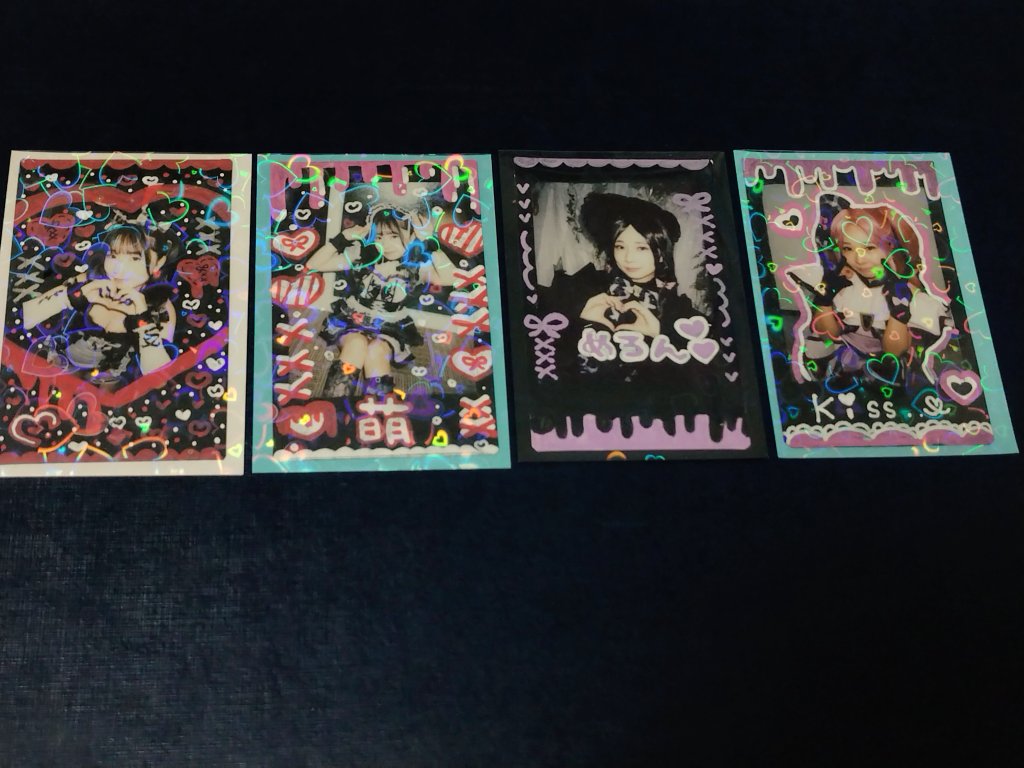 チェキを数えてみたら､計23枚でした～ まだまだですね💭