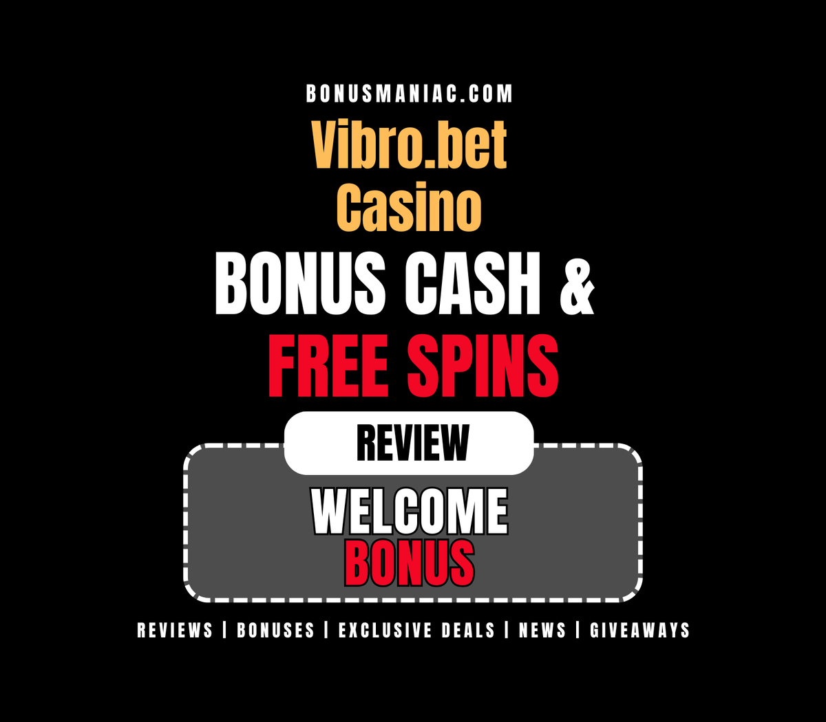 ⚡🎰 Feel the energy at Vibrobet Casino!

Grab a massive Welcome Bonus up to €$4,000 + 210 Free Spins and dive into high-quality slots, fast payouts, and crypto-friendly gaming.

🔗 bonusmaniac.com/casino/vibro-b…

💫 Follow us for more bonuses, news, reviews, and giveaways!
👍 Like,