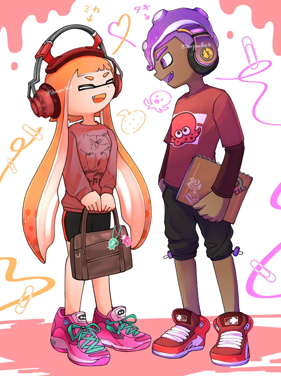 【マイイカップル】タキミカ🐙🍊

2人ともテンタクルズが大好きな両片想い