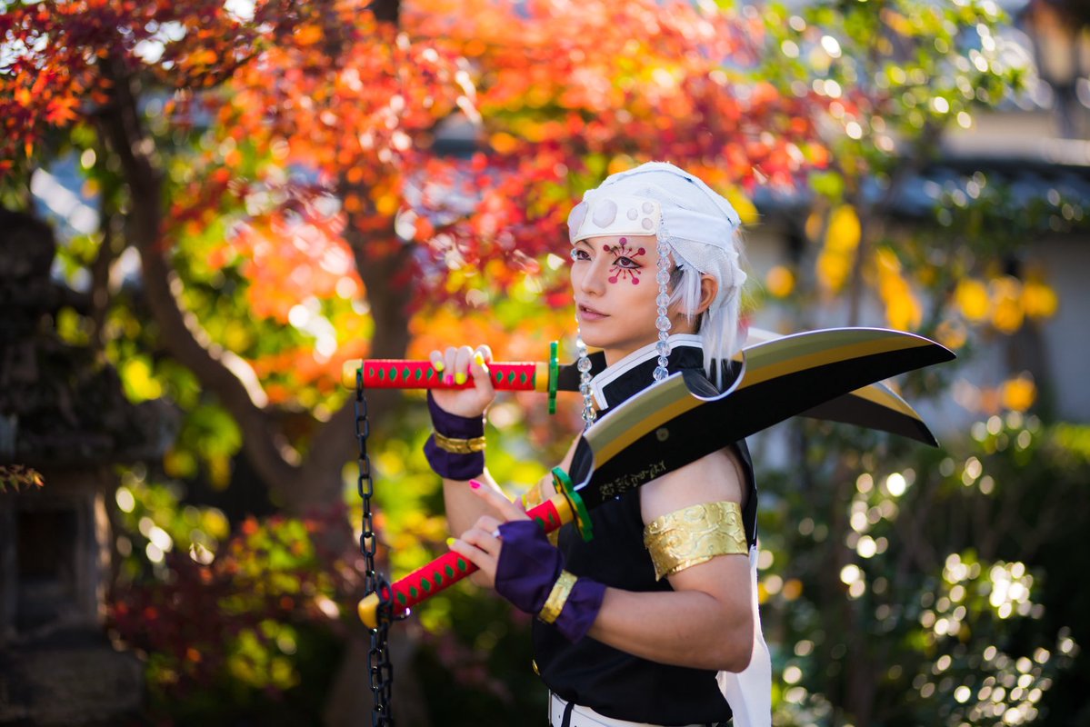 kur0s1n0bu's tweet image. ⚠︎cosplay

鬼滅の刃
　　音柱　宇髄天元
#鬼殺ノ集い1123