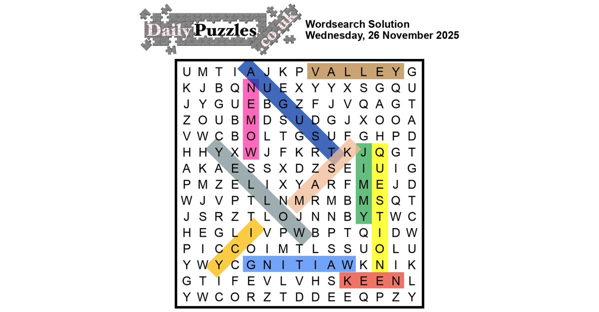 dailypuzzlesuk's tweet image. Yesterday&apos;s wordy SECRETS revealed! Fancy a PLUNGE into today&apos;s? Don&apos;t be LYING down on the job! Time to get your PENCIL out. QUOD luck!
dailypuzzles.co.uk/wordsearch

#wordsearch #puzzle #puzzles