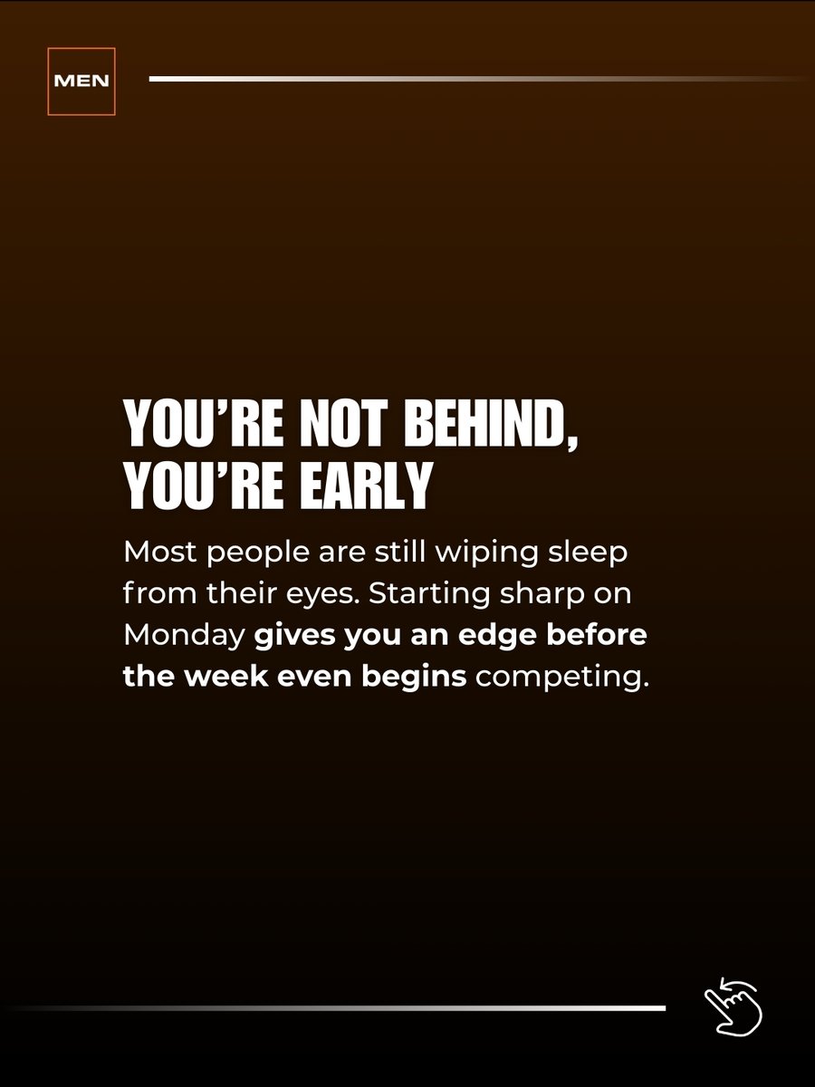 Mentools_'s tweet photo. MEN: Monday’s Not a Rest Day. It’s a Test Day
Check the link in bio to take our free Body Reset Quiz.
#personaldevelopment #modernmen #fitness #mentools https://t.co/kKRV9P4MDN