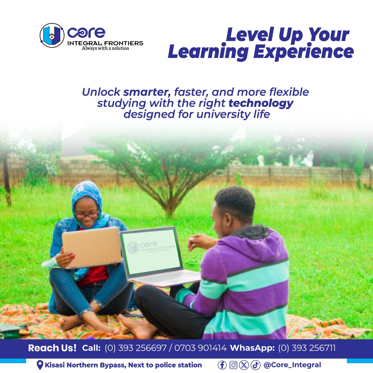 core_integral's tweet image. Study smart. Work fast. Win big. 💻🔥
Tech keeps you ahead.
#StudyTips #CampusLifeUG #TechSavvy #UniStudents #DigitalCampus #SmartTools