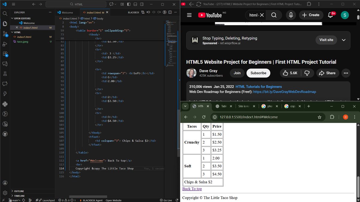 Amy_techie's tweet image. Day 1 of 300.

I built a site with just #HTML5. 
This tutorial was by Dave Gray. 
I learnt some new tags like &amp;lt;details&amp;gt; and &amp;lt;summary&amp;gt;.
#consitency
#frontendevelopment
#web3develoment.