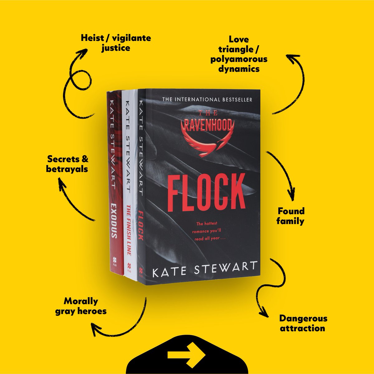 Books2DoorUK's tweet image. Forbidden, messy, intense…these dark romance books are unputdownable🔥🖤

For those who like their romance with a little chaos…these are the books your TBR will thank you for📚🖤

🛒SHOP NOW: books2door.com

#BlackFriday #Bookish #BookRecs #Books2Door