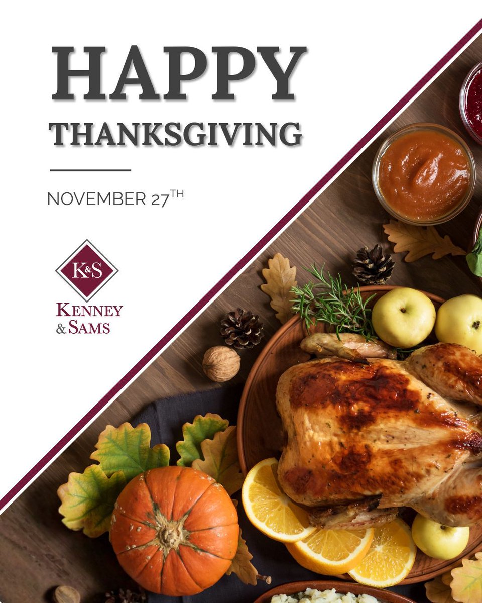 This Thanksgiving, we’re grateful for the clients and partners who rely on Kenney &amp; Sams PLLC for thoughtful counsel and strong advocacy.
 
Your trust drives our commitment to excellence every day.
 
Wishing you a wonderful holiday filled with appreciation and connection.