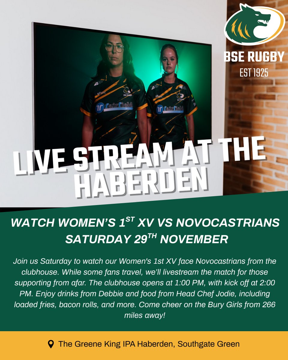 Women's 1st XV v Novocastrians Ladies | Livestream

Join us on Saturday to watch our Women's 1st XV take on Novocastrians - from the warmth of the clubhouse.

bserugby.co.uk/news/womens-1s…