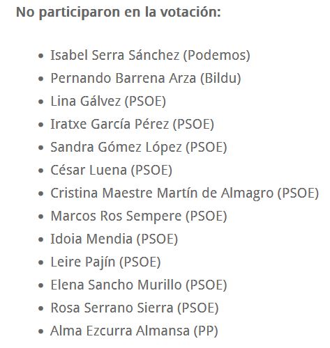 Estos son los diputados que presumen de "solidarios" con el Sahara Occidental que se ausentaron para no votar a favor de la resolución que buscaba impedir el fraude marroquí con los productos del Sahara Occidental.
Atención a los dos primeros.
agrodigital.com/2025/11/27/la-…