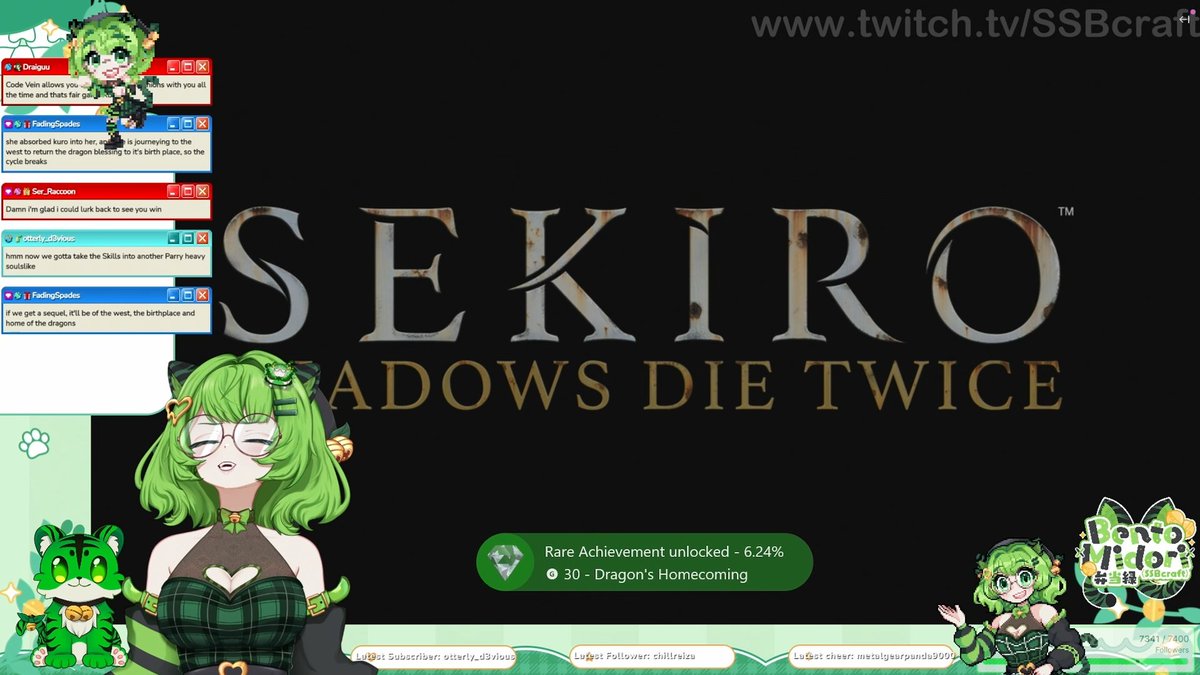 SSBcraft's tweet image. Finally freaking Beat Sekiro true ending. Freaking spent so much time and deaths learning to beat that dang finally boss. Finally i can rest from this GAME!!!!!!!!!!!!!s fjlsdkaldfjk;agjkl;agjlkgjklaafgjkl;gajlk;ahjioarhjoihaerjioaehroijogipajrheiohjaioehrjhioahjoiarti🍱🐯💚