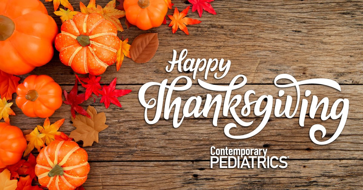 We’re grateful for the pediatricians, specialists, nurses, and families working together to support child health and wellbeing. 🦃🧸
Happy Thanksgiving from Contemporary Pediatrics — we hope your holiday is happy, healthy, and heart-warming.