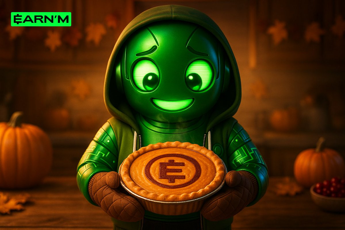 Cooking up rewards since day one!
Happy Thanksgiving, EARNMates 🥧🍂