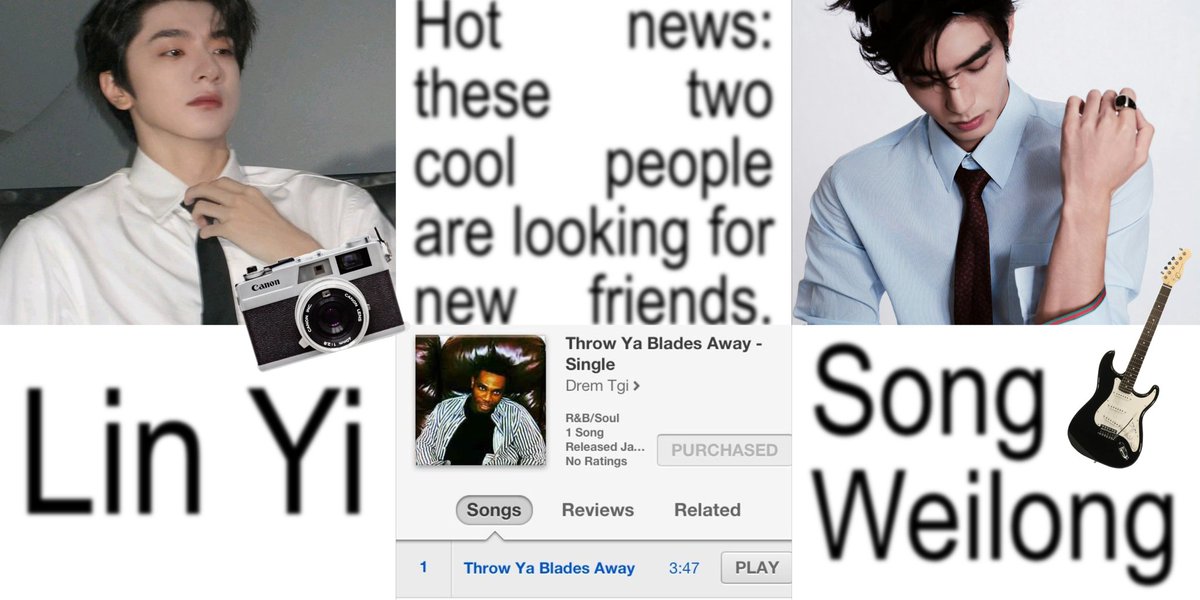 Greetings to everyone who stumbles upon this post. I, Weilong and @Linnyiu are looking for new friends to liven up our timeline. Just reply to this post if you want to become our friends. A repost would be appreciated! Xx