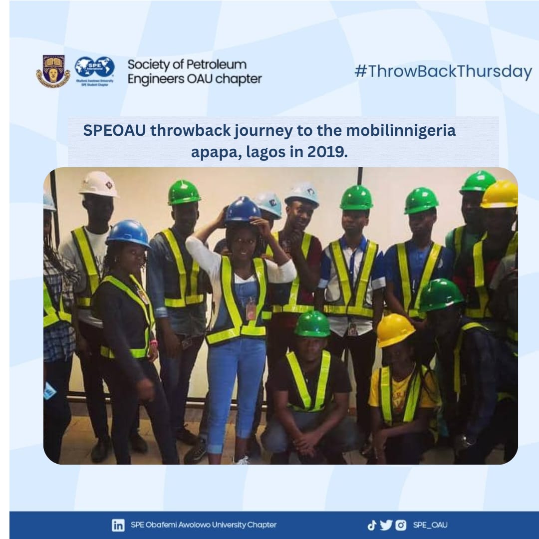 It’s not just a time to reminisce on the past, but also to appreciate the impact of SPE OAU on our students. Trust us🤭 you would love to be seen and remembered in a beautiful SPE moment like this🫠. It’s time to get active, Petro Prodigies😃.

💡Be visible. Be involved. *Be SPE