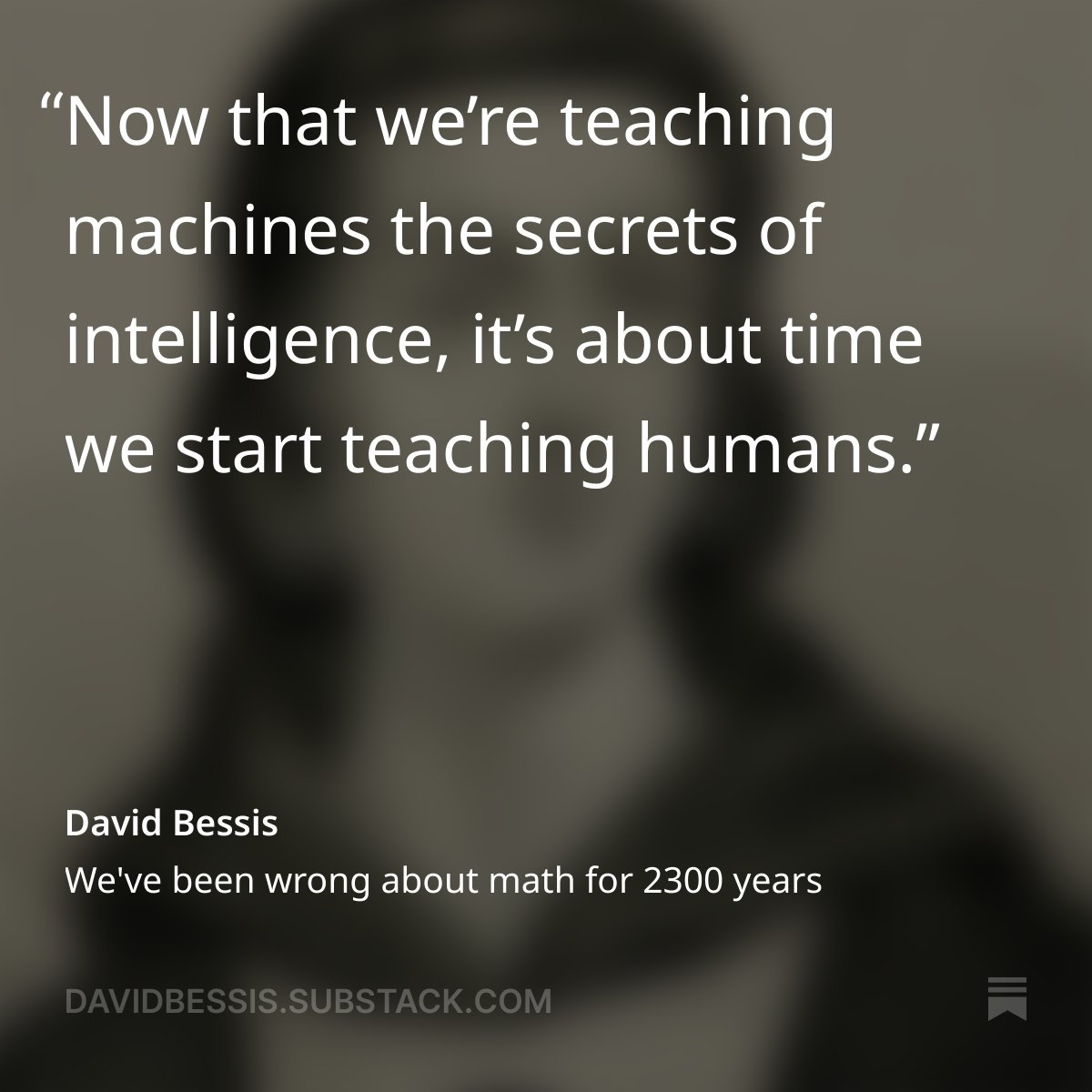 David Bessis tweet media