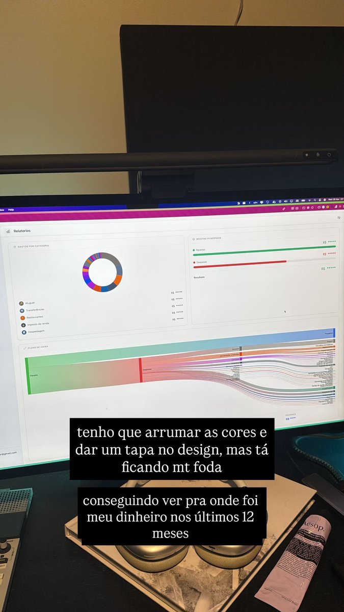 gkpacker's tweet image. consigo ver exatamente pra onde foi meu dinheiro nos últimos 12 meses

objetivo pra 2026 é investir 50% do salário

tb avaliar se um carro faria sentido com meu gasto anual em transporte (considerando, inflação, desvalorização, custo de oportunidade, etc)