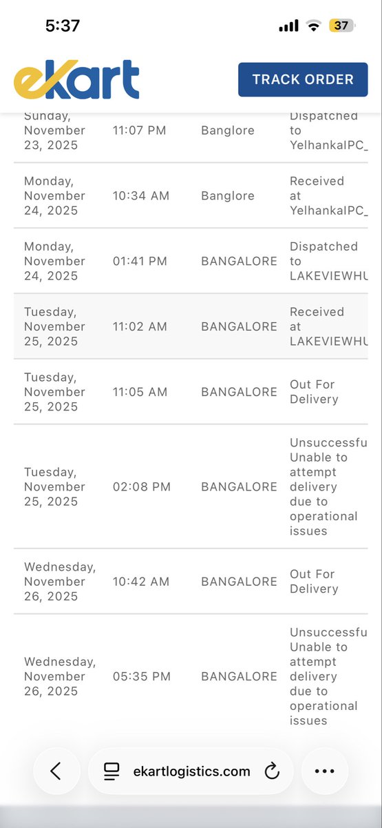 Har5h_k's tweet image. 1 full week since order, no delivery, no #explanation, no #support. And my money is stuck. How can you claim 24/7 support @Flipkart ? Is having an unhelpful #bot on your platform enough to claim that? Atleast let me cancel the order! 
#flipkart