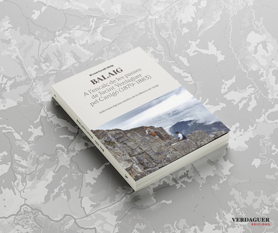 Presentem 'Balaig. A l'encalç de les passes de Jacint Verdaguer pel Canigó (1879-1883)', l'últim llibre de Bernat Gasull i Verdaguer Edicions:

🗓️ 27 de novembre, a les 19 h
📍 Seu del <a href="/CEC_cat/">Centre Excursionista de Catalunya</a> a Barcelona
🟠 Tota la informació a tuit.cat/rnwzo