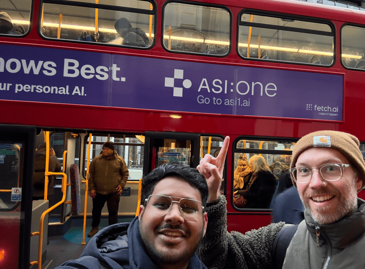 Fetch_ai's tweet image. Taking part in our ASI:One London challenge?

Travelling using the underground today? This is your chance:

Look out for ASI:One underground ads, buses + billboards. Snap a selfie with it. Post it on X using ASI:One and tag @Fetch_ai in the caption.

Every selfie = another entry.…